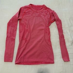 Lululemon Pink Long Sleeve Top
